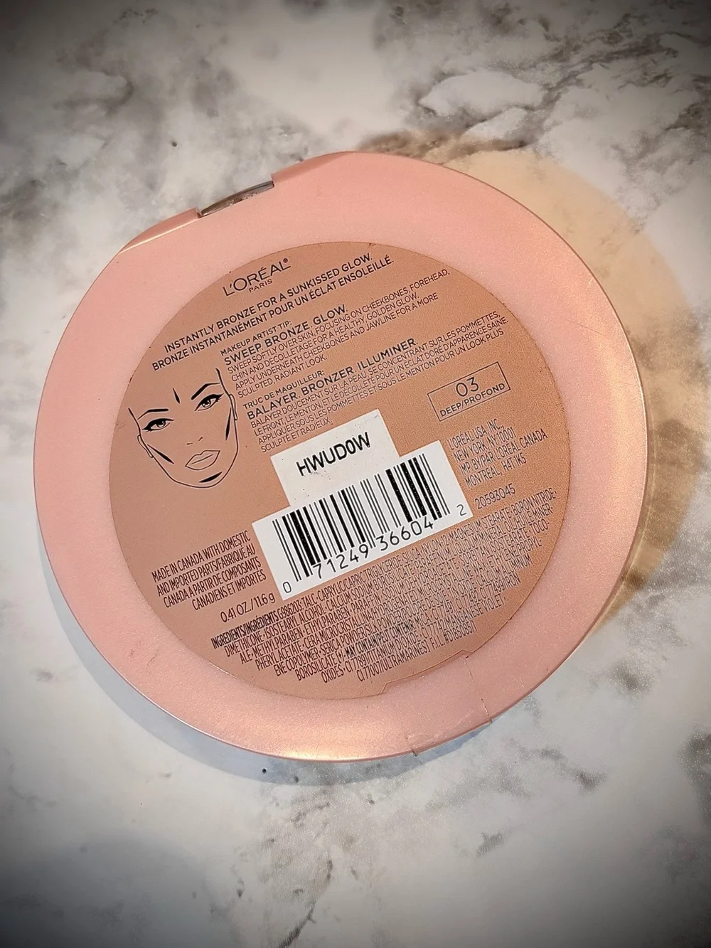 L'Oréal True Match Lumi Bronze It Bronzer - Deep (03) - Warm Brown Glow